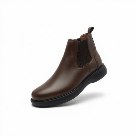 Bottine En Cuir 504 Marron