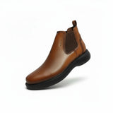 Bottine En Cuir 504 Tabac