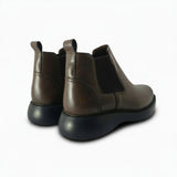 Bottine En Cuir 504 Marron